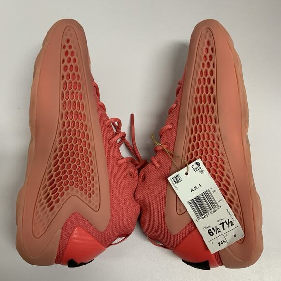 Adidas AE 1 Georgia Red Clay IF1863 Size 6.5 Anthony Edwards Basketball Shoes main image 7